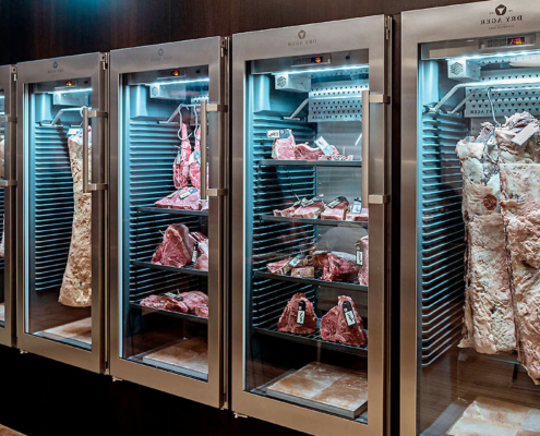 Armoire de maturation - Restaurant La Vacherie - Restaurant à viande à Nantes (44)